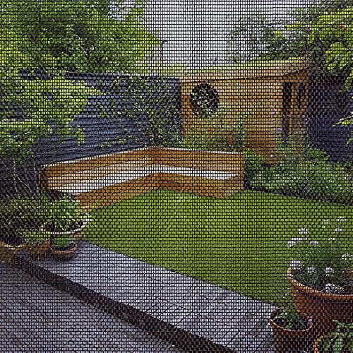 Senneny Pet Screen, Upgraded Pet Proof Window Screen Replacement, Pet Dog Cat Resistant Porch Screen, Patio Screen, Diy Custom Heavy Duty Thicken Fiberglass Screen Mesh, Black (36" × 100") #TOP4
