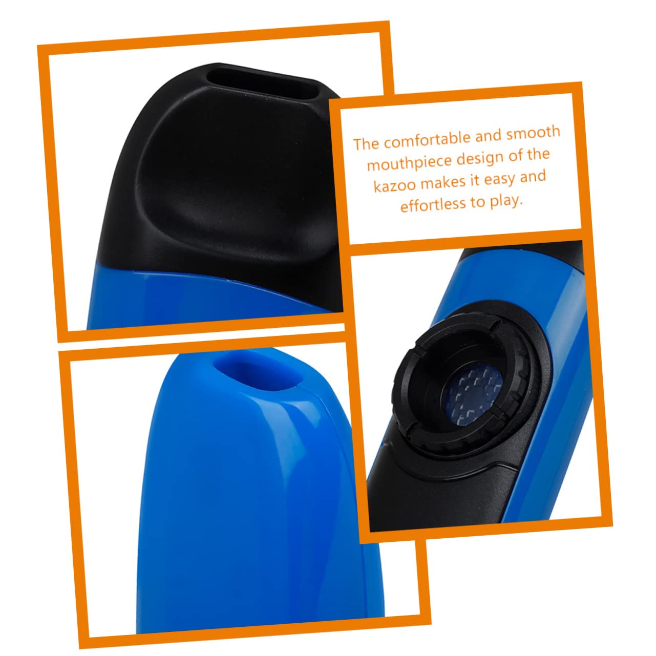 ibasenice 3sets Kazoo Elettrico Professionale Con Membranper Flauto e Cavo Di Collegamento Strumento Musicale Divertentper Adulti e Facile Da Suonare Per Insegnamenti Musicali e Spettacoli