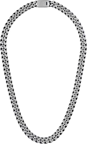 Bulova Men's Classic Stainless Steel Chain Link Bracelet With Diamond-Accented Clasp - View #5
