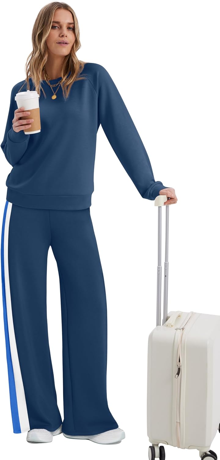 XIEERDUO 2 Piece Sets for Women Fall Fashion Must Have Teachers Airport Outfits 2025 Winter Clothing Lounge Sets Sweatsuits