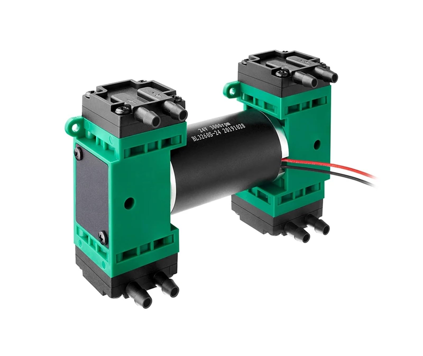 Pompe à vide continue élevée 8LPM 24V G4BL2490-4-98KPa 12V/24V DC Pompe à air à membrane sans balais à 4 têtes 1 pièce