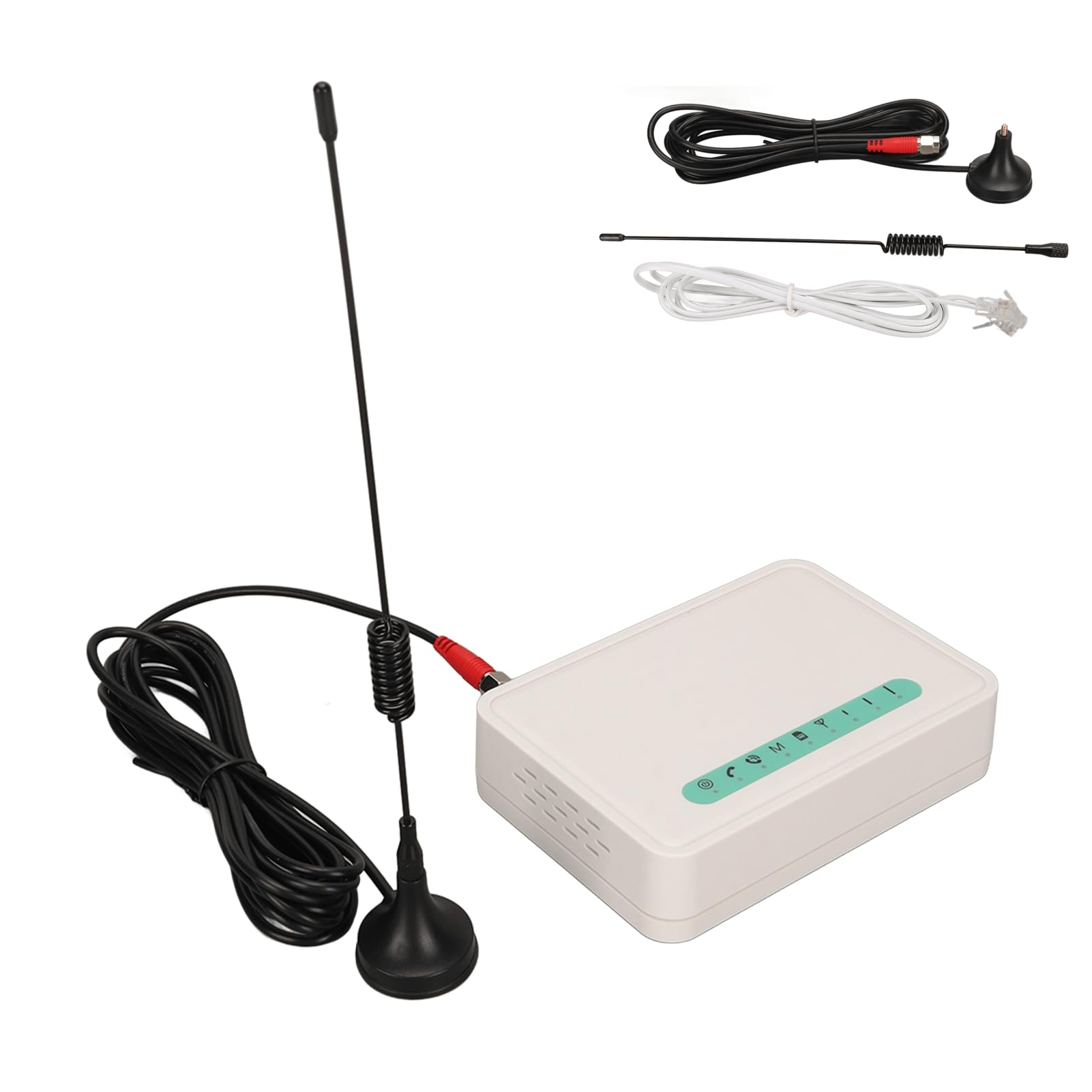 Changor Telefoni da ufficio, GSM, RJ11, quad, segnale antipodale, funzione IP, automatica, DTMF, memorizzazione di numeri di telefono, fissa, 3G, 4G, LTE per Paese (#1)