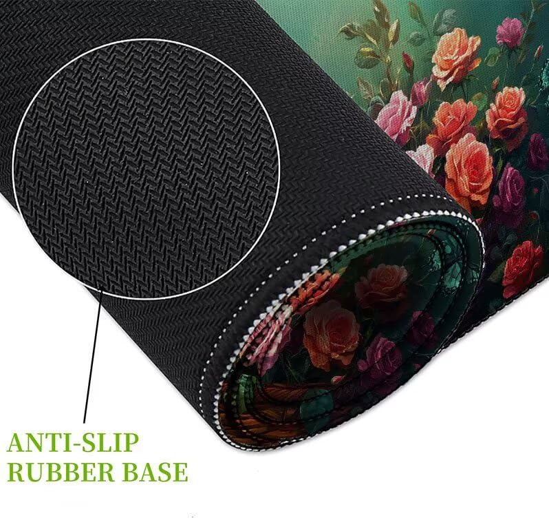 Tapis de souris XXL antidérapant résolvant les problèmes de glissement sur le bureau
