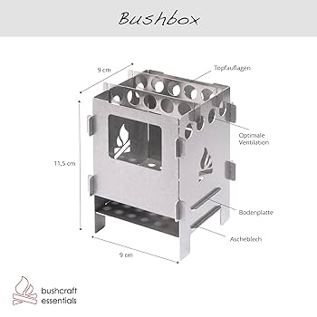 ストーブ/コンロ BUSHCRAFT ESSENTIAL Amazon.com: Bushcraft Essentials Outdoor Stove Bushbox XL