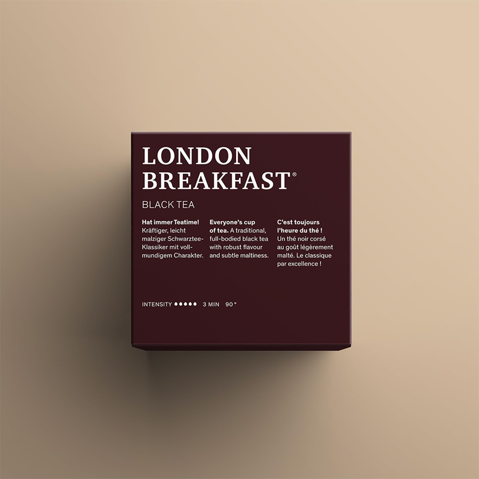 Avoury Tee-Kapseln – Premium Teesortiment für Avoury Teemaschine – Schwarzer Tee: LONDON BREAKFAST