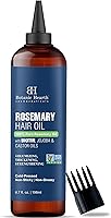 Botanic Hearth 100% Pure Rosemary Oil For Hair Infused With Biotin 6.7 Fl oz | Hair strengthening Treatment | Nourishing...