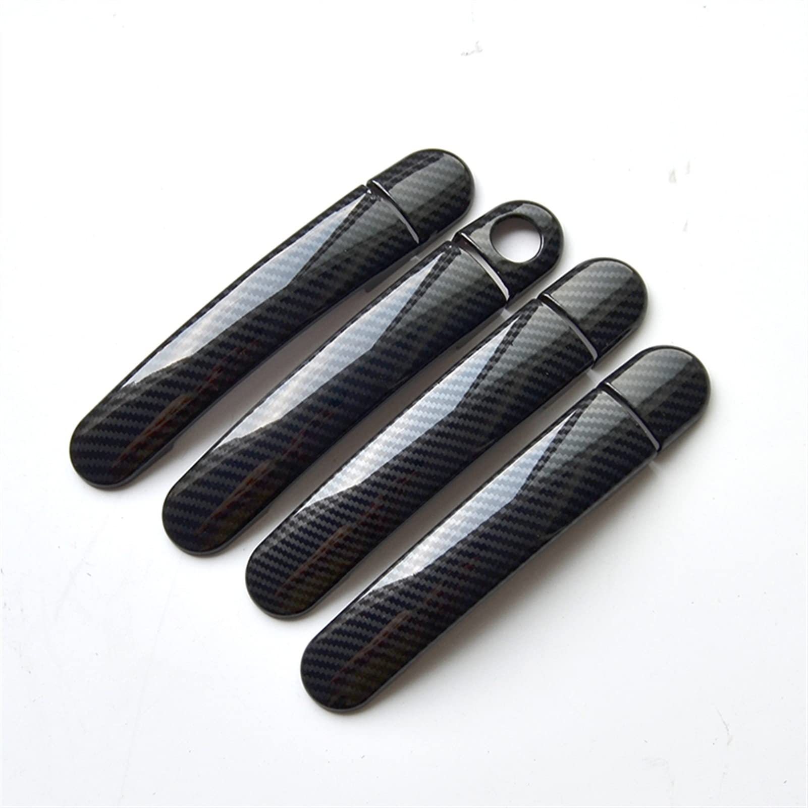 Fahbstr 4 Exterior Door Handle Cover For Jetta Mk 1999~2006 Chrome Carbon Fiber Car Door Handle Covers Accessories Stickers(4)