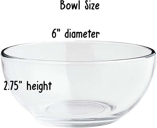 Miniatura 4 de Bow Flip Flops Cuenco de helado personalizado, plato de postre de vidrio personalizado o cuenco de cereales, aperitivos para sopa o yogur, regalo