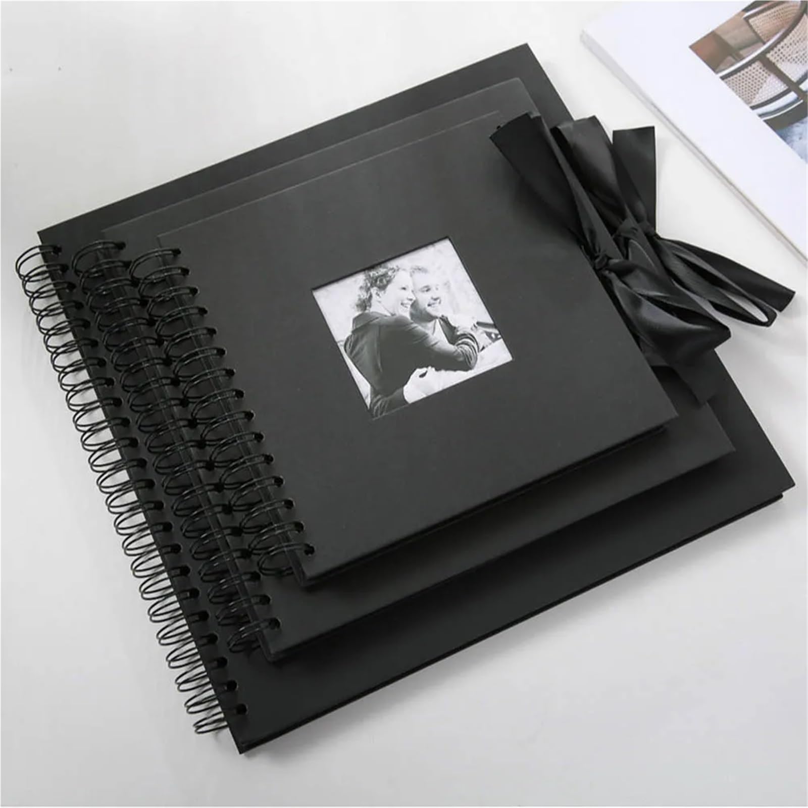 Álbum de fotos Álbum de fotos creativo 31 x cm, 30 páginas negras, papel for manualidades, álbumes recortes, fotografías for aniversario boda