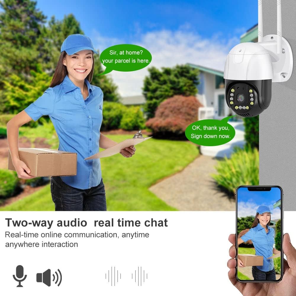 Maizic Smarthome 5MP 4G SIM Based CCTV Camera - No WiFi Needed, Colour Night Vision, IP66 Waterproof, Smart Human & Motion Detection, Wireless SIM Card Security Camera for Home/Farm 2