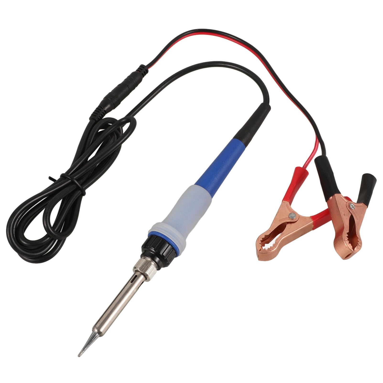 OUNONA 1 Set Portable Soldering Iron Kit For Welding Repair 12-24v Clip Powered Cable Electric Iron Kit