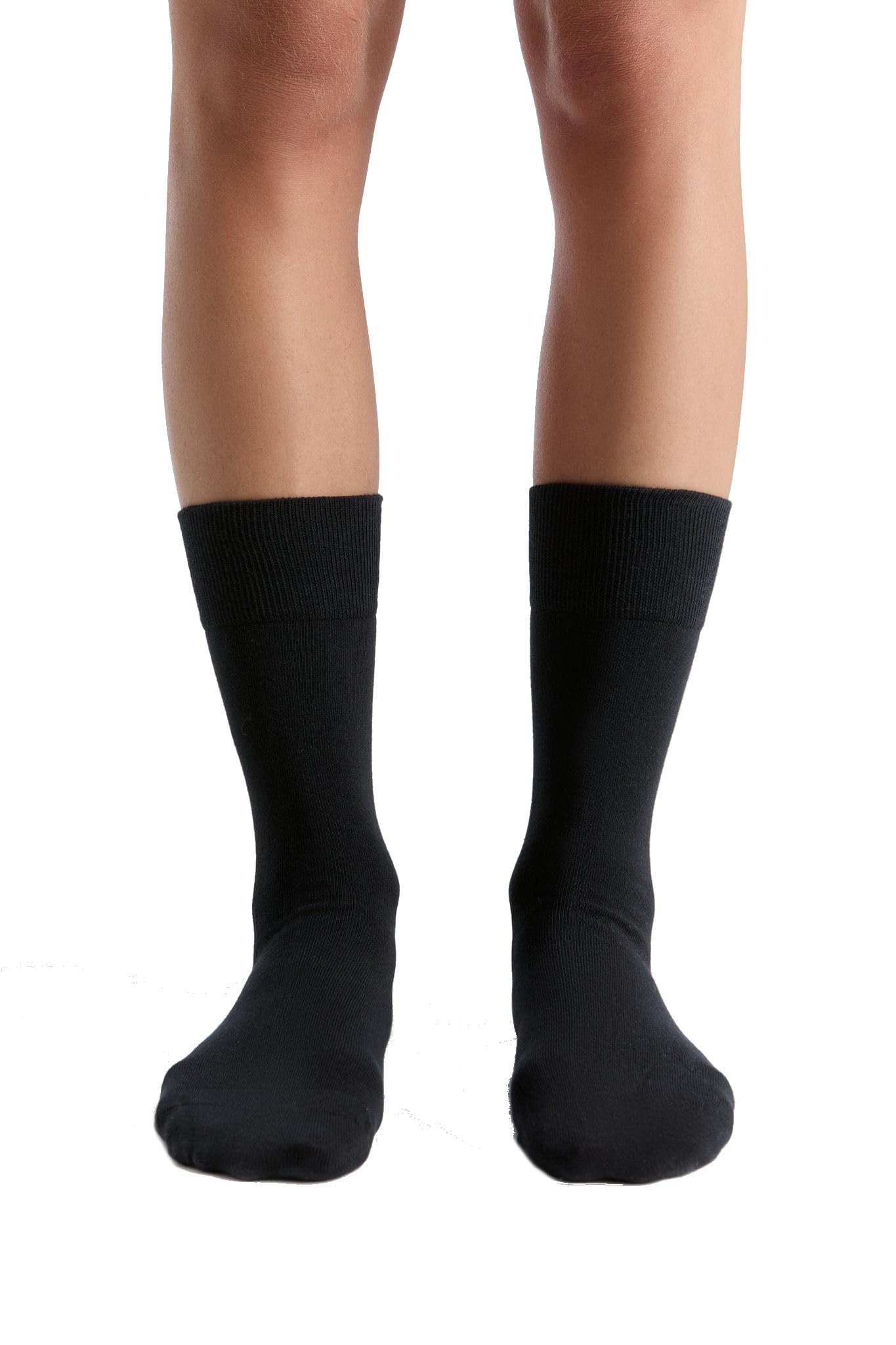 6 pares de calcetines para mujer y hombre, algodón orgánico, calcetines informales, más largos, multicolor, altura