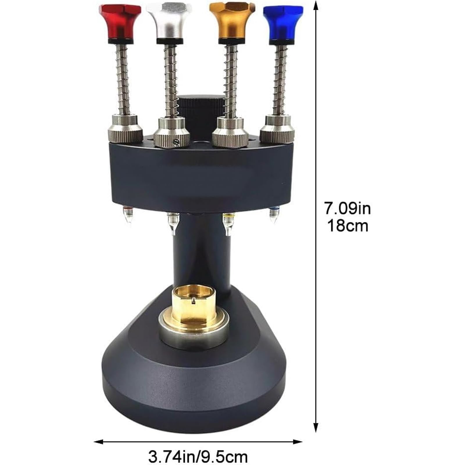 Prensa para Manecillas De Reloj Automáticas De 4 Pines, Herramienta Profesional para Ajustar Manecillas De Reloj, Herramienta De Reparación De Relojes, Máquina De Agujas para Relojeros.