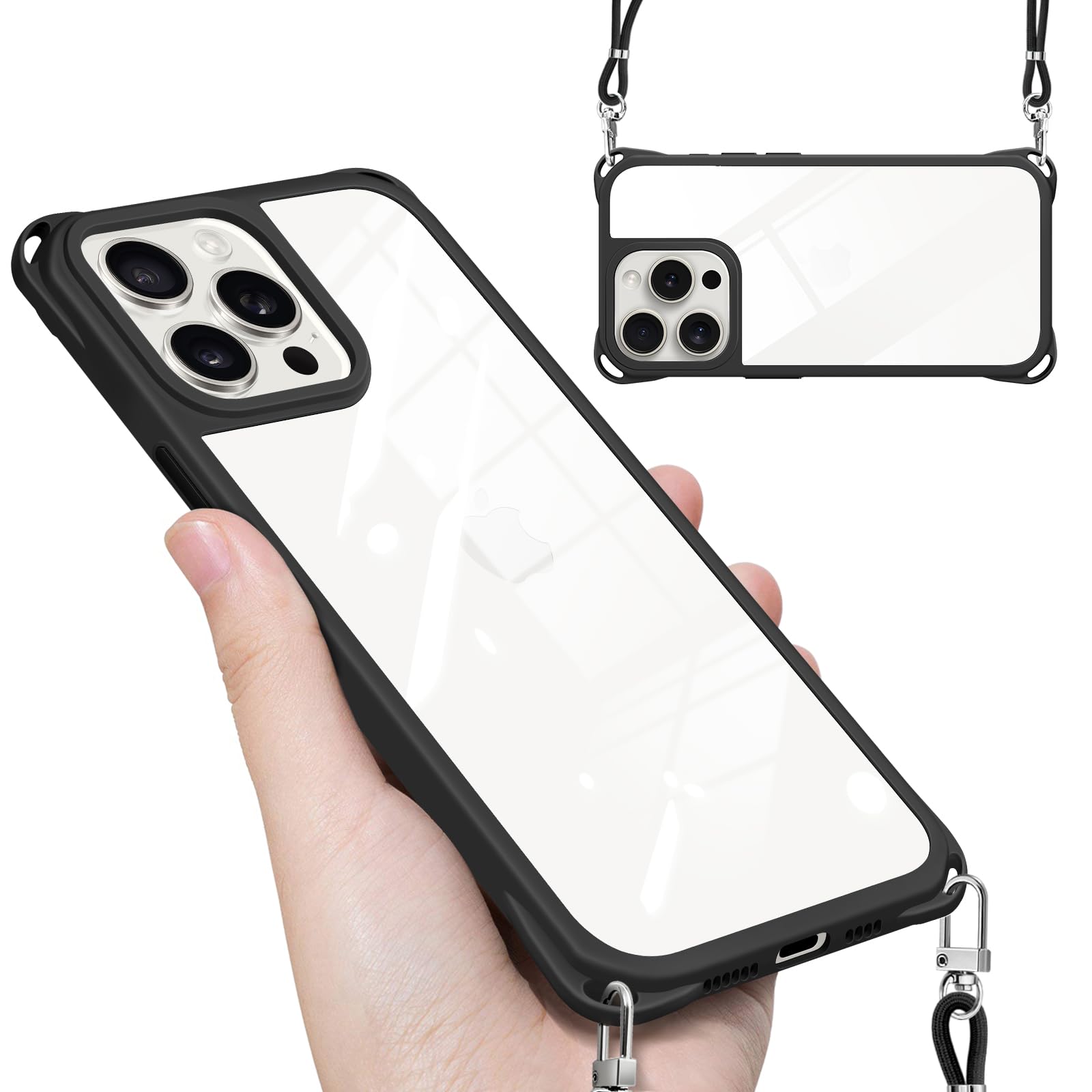 iPhone16 Pro Max 256GB 100%容量 ケースと紐付き Amazon.co.jp: iPhone 16 Pro Max 用 ケース クリア ショルダー