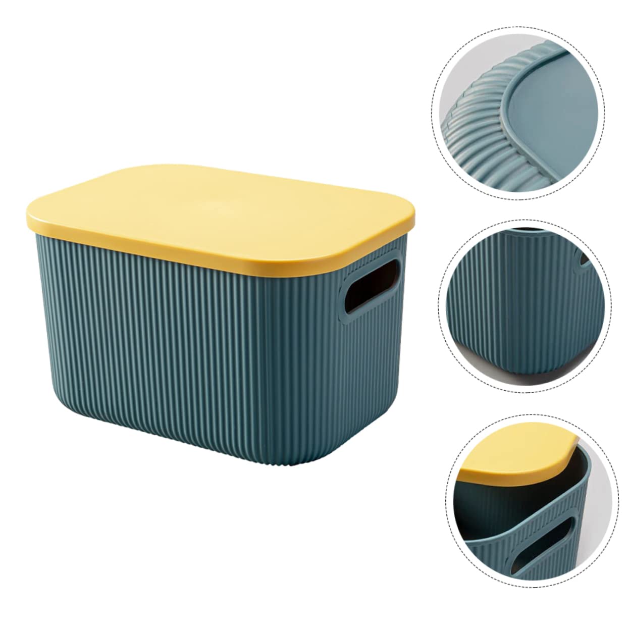 GALPADA Caja De Almacenamiento Multiusos Hogar Organizador De Ropa Contenedor Para Guardar Ropa Caja De Almacenaje Con Tapa Para Oficina o Dormitorio