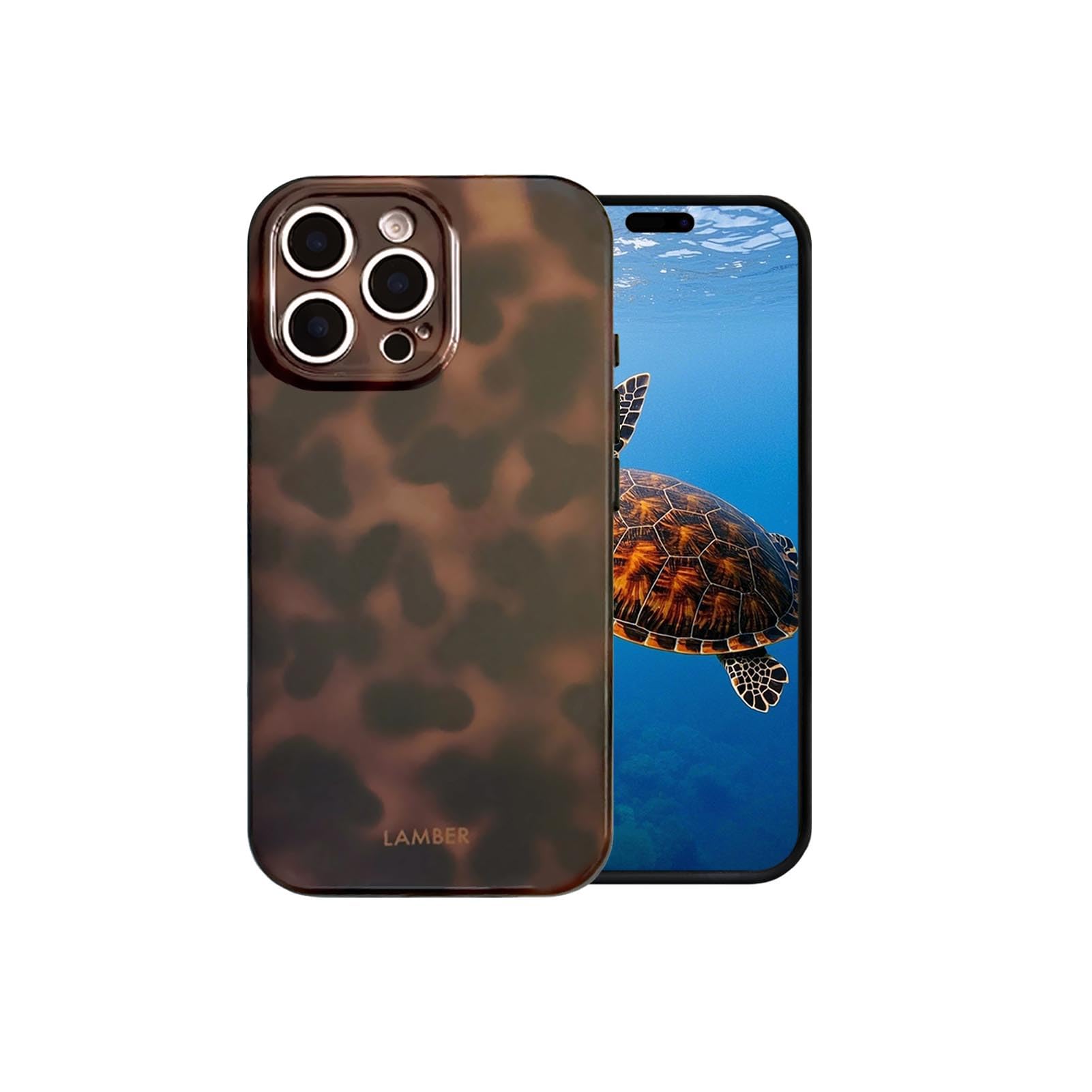 Tewwsdi Aesthetic Tortoise Shell Phone Case for iPhone 12 pro,Cute Brown Leopard Cheetah Print Slim IMD Process, Shockproof 1.5mm Raised Edges,