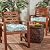 Greendale Home Fashions Square Outdoor Dining Seat Cushion (Set of 2), Paisley 2 Count