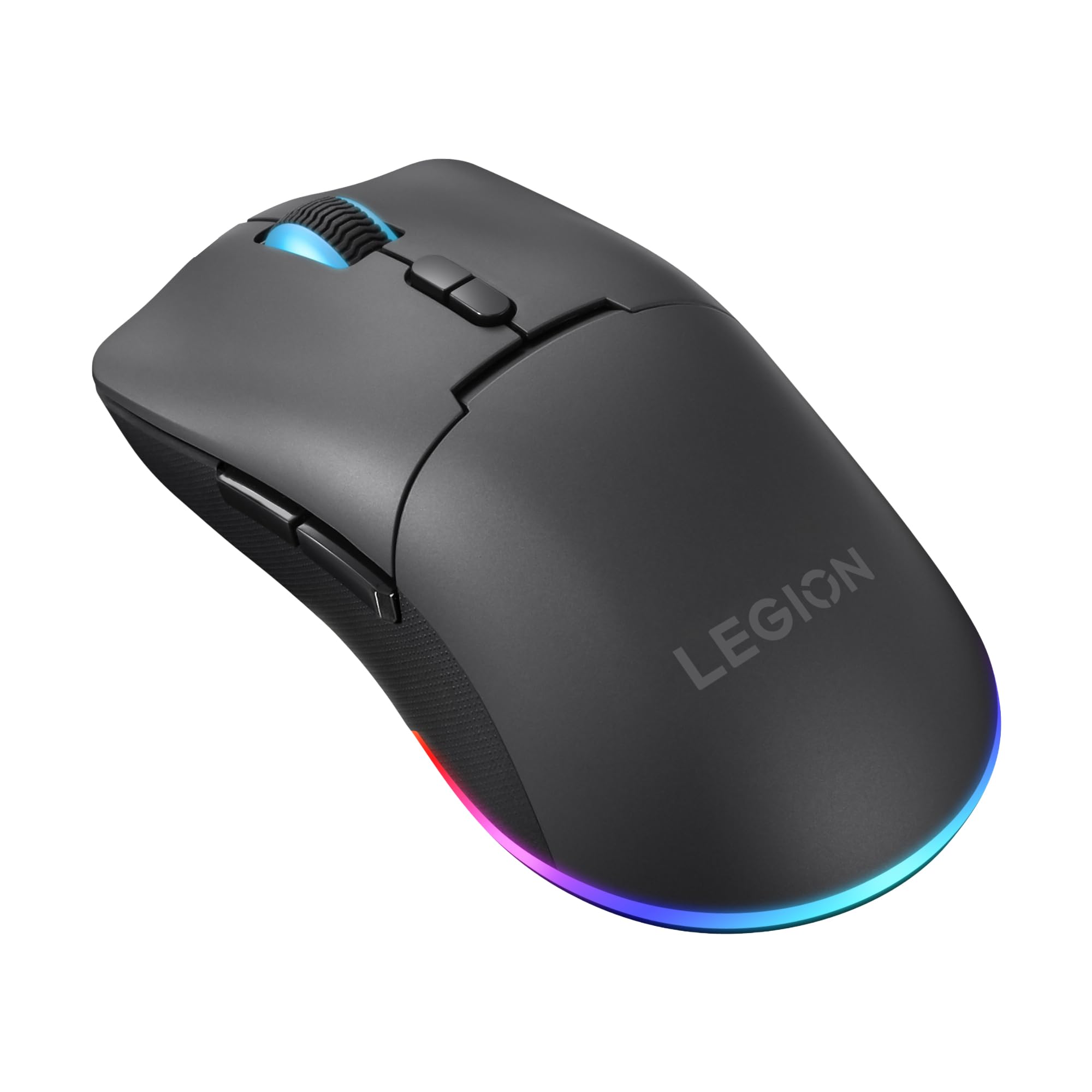 Lenovo Ratón Gaming Legion M220 Wireless (5000 dpi, 7 Botones, RGB 2 Zonas, Ambidiestro, Conectividad 2,4 GHz, Bluetooth y Cable, 20 Millones de Clicks, Sensor Óptico, Windows 10-11) Color Negro