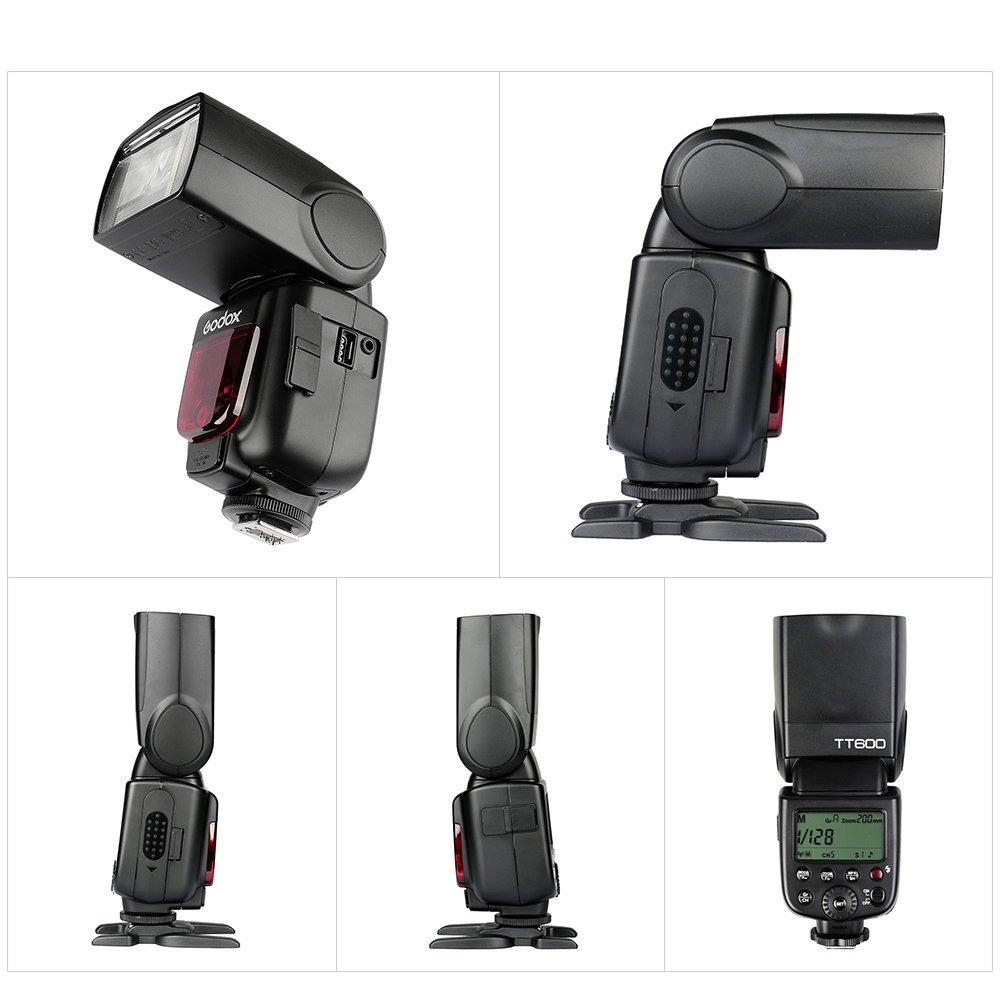 Godox Thinklite TT600 Kamerablitz 2.4G Wireless-Triggersystem GN60 Kompatibel mit Canon Nikon Pentax Olympus Fujifilm Kompatibel mit AD360II-C TT350II-N TT685C TT685N-Blitz X1T-C/N-Trigger