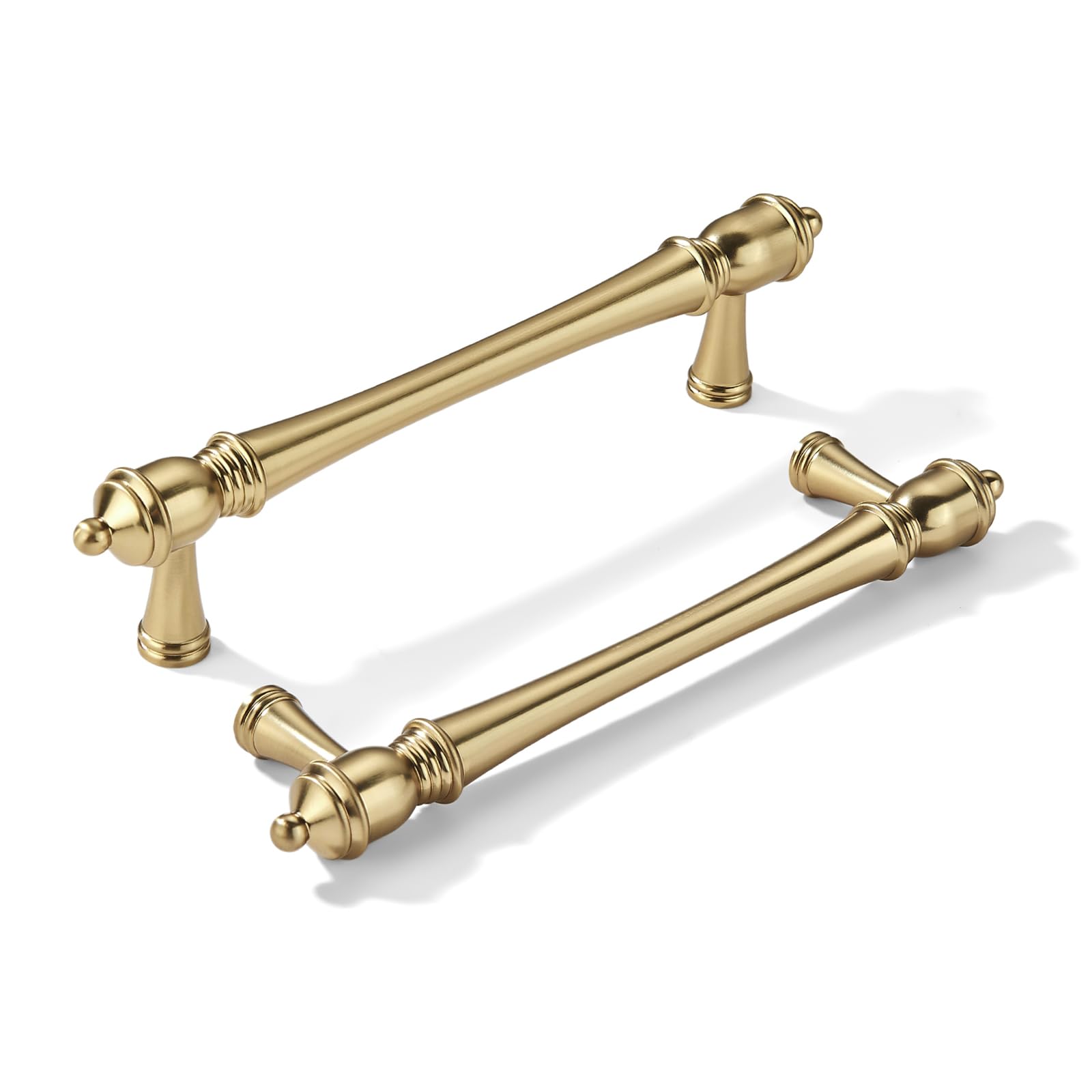 KHTUMEWARE-80419 Champagne Bronze Cabinet Pulls CTC 5 in (128 mm) 10-Pack