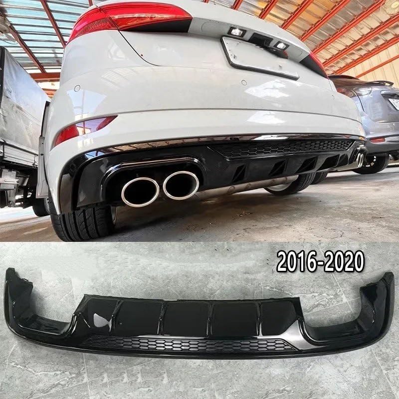 Difusor de parachoques trasero coche para A3 Sportback Facelift 2016-2020 6