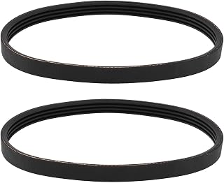 2x Bandsaw Drive Belt 130J Ribbed Type 340mm, Compatible with Metabo Compatible with Elektra Beckum BAS 250 G