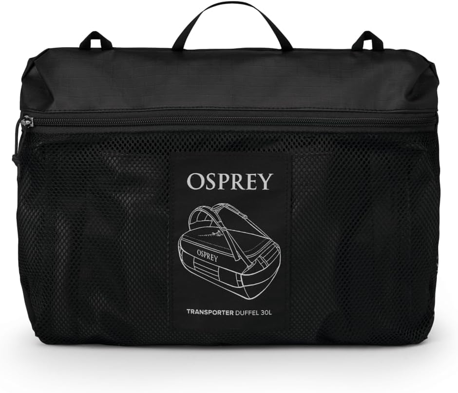 Osprey Transporter Lightweight Travel Duffel Bag - Extra Large Water Resistant Durable Gear Bag for Men and Women