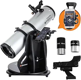 Celestron – Telescópio Dobsoniano de mesa StarSense Explorer 150 mm habilitado para smartphone – Funciona com o aplicativo StarSense para ajudar você a encontrar nebulosas, planetas e muito mais – compatível com iPhone/Android
