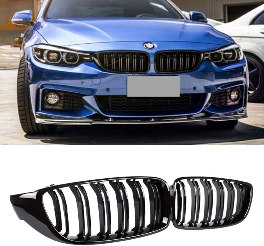 お得新作 BMW F32 F33 F36 F80 ブラック キドニーグリル 艶あり S4iN3