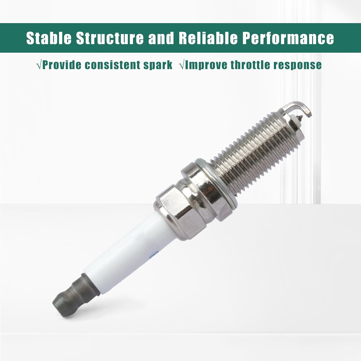 YUXIVCNE 8 Set LKAR7C-9 93961 Spark Plugs Replacement for Mercury Outboard Motor 175 HP to 300 HP Racing 250R 300R 450R V6 V8 3.4L 4.6L 4-Stroke Replace 33-8M0135348 8M0135348