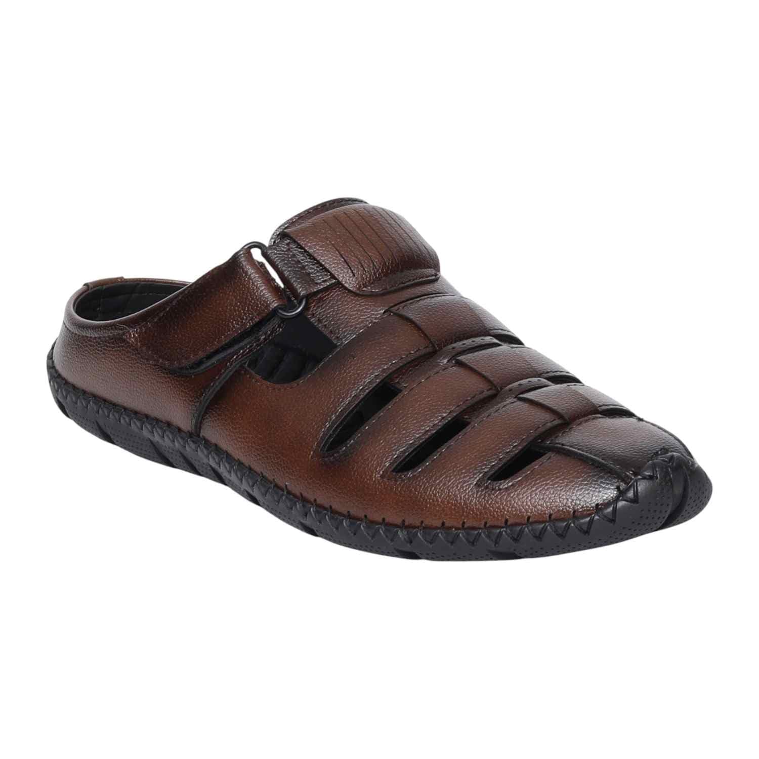 dover Mens Tan Rugged Style Sandal-picture-5