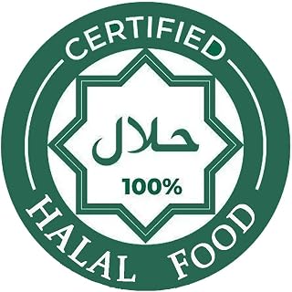 Hodmopli Halal Food Labels (Pack-500) - Green, Waterproof, Removable, Circle Stickers for Halal Food Identification