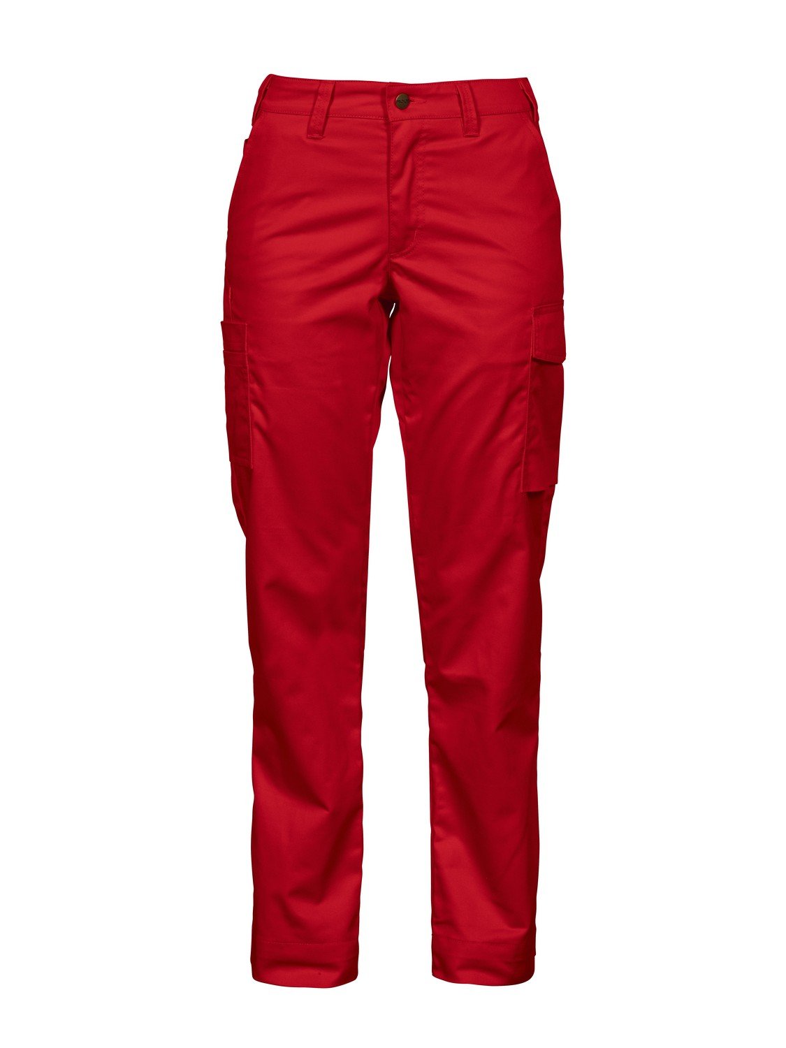 Pantalon femme de travail léger rouge 46 vêtement professionnel technique taille 46 pour artisane