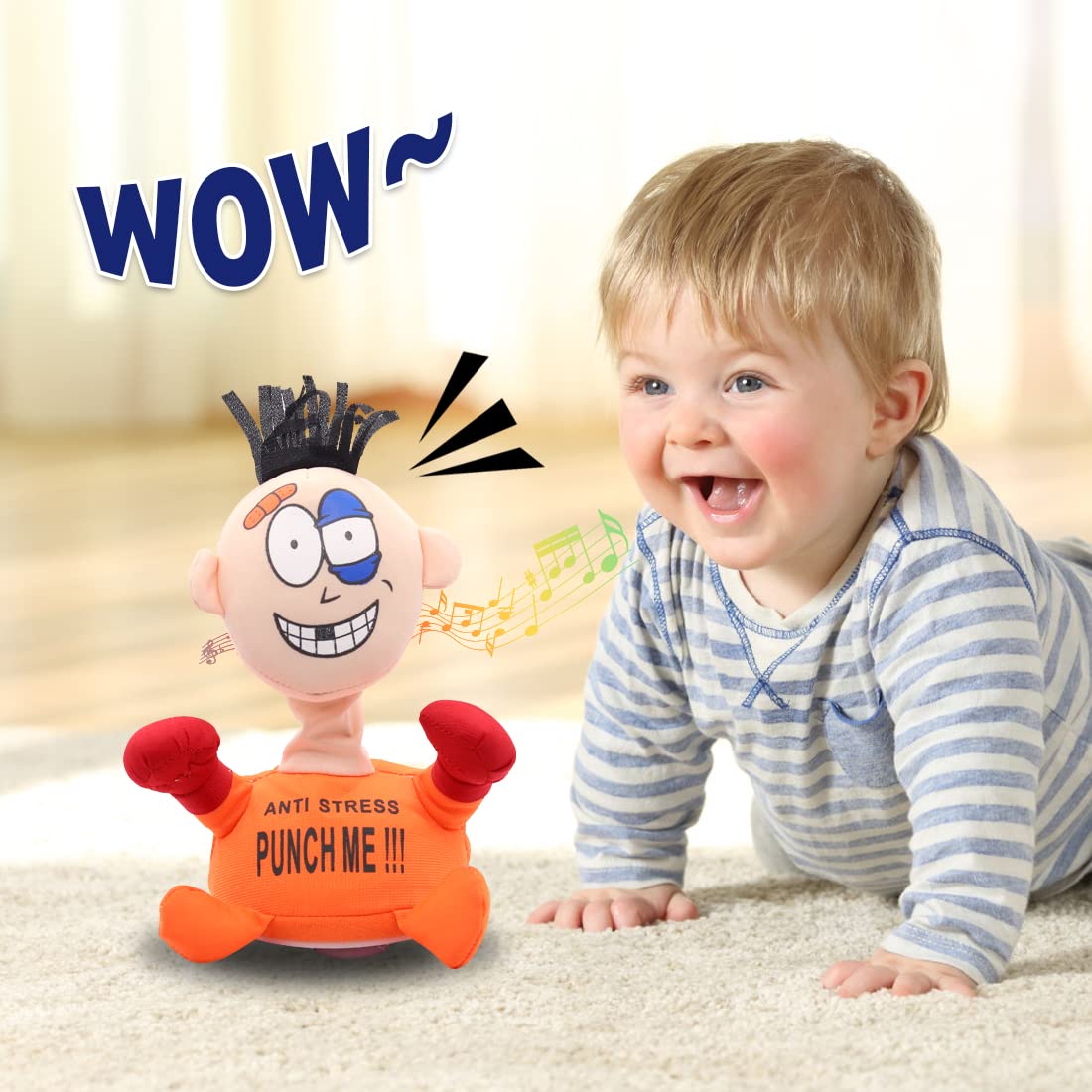 Muñeca Anti-estrés Gritona Con Ventosa – Juguete Sensorial De Peluche Con Sonido De Grito, Ideal Para Aliviar La Tensión