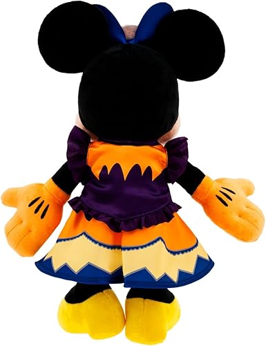 Miniatura 6 de Disney Store Peluche oficial de Minnie Mouse que brilla en la oscuridad para Halloween 2023, tamaño mediano de 15 pulgadas, edición festiva