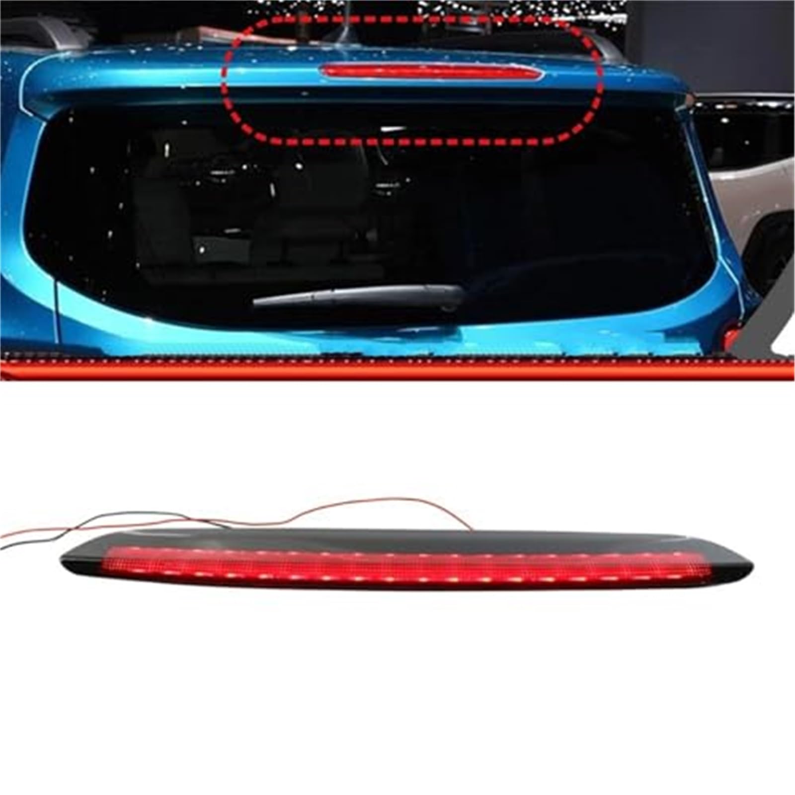 Tercera luz de freno, para Jeep, para Renegade 2015-2020 Luz
