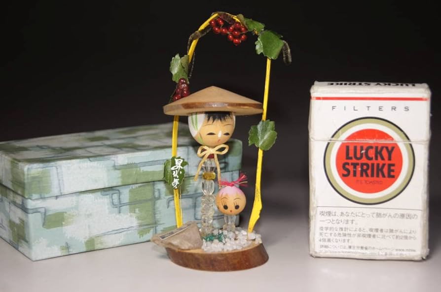 昭和 レトロ ビンテージ アンティーク 置物 水晶 昇仙峡 お土産 こけし 昭和 レトロ ビンテージ アンティーク 置物 水晶 昇仙峡 お土産