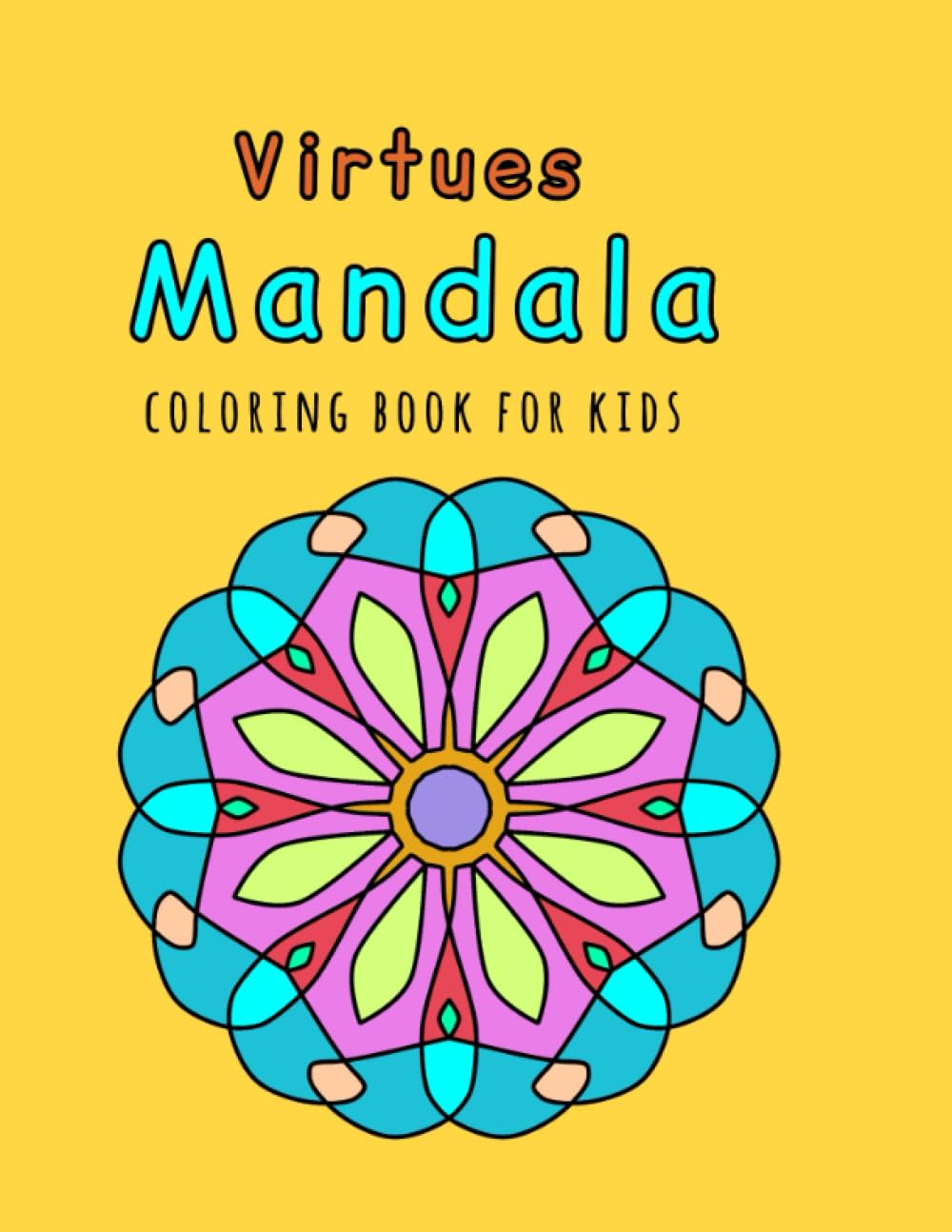 Cahier de coloriage mandala enfants pour les activités calmes à la maison