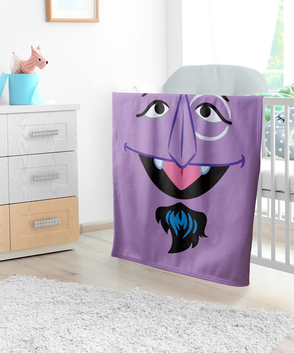 Sesame Street Baby Blanket 30x40 - Lightweight Fleece Nursery Blanket