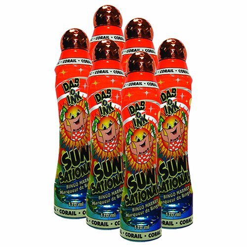 Sunsational Six Pack 4oz Coral Bingo Dauber