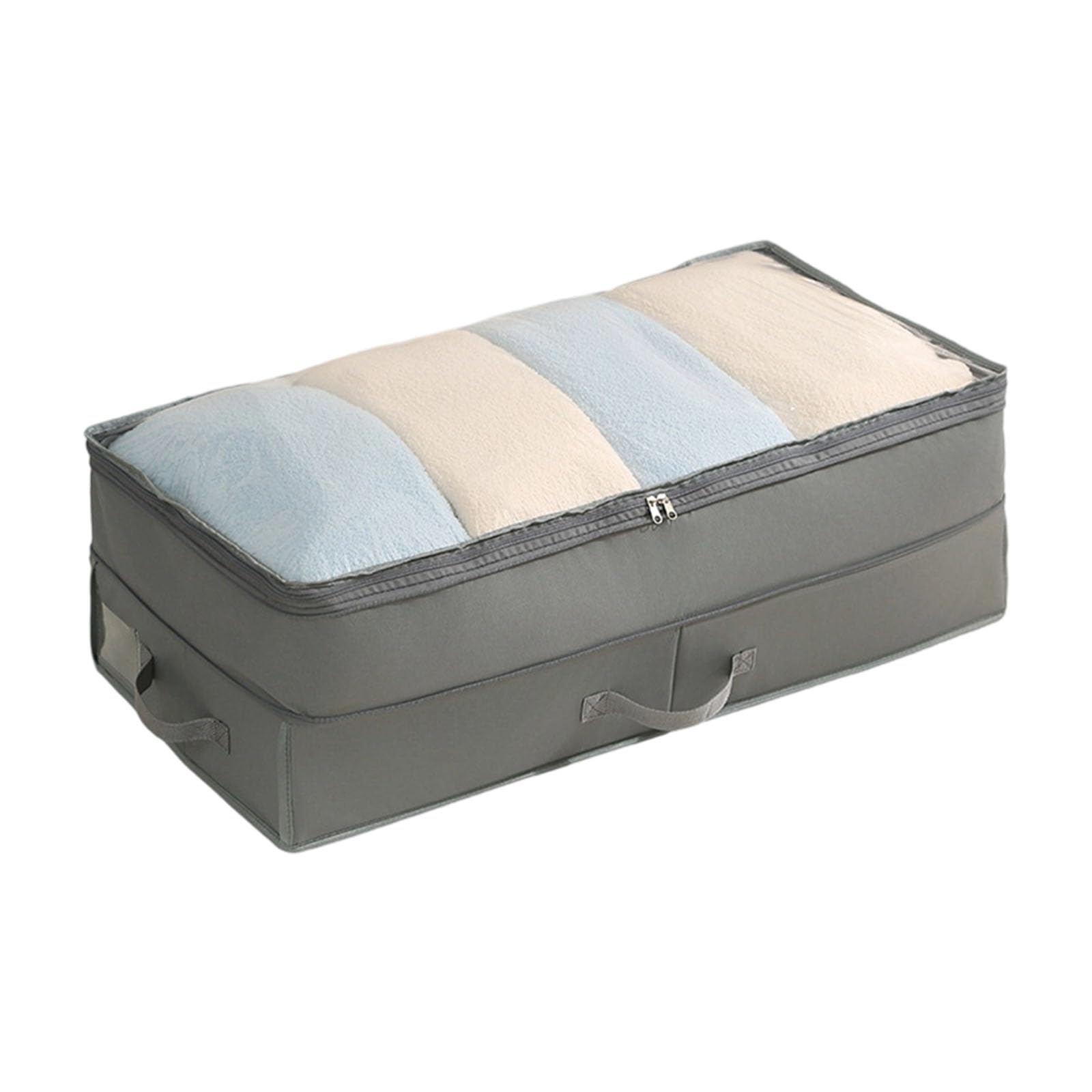Boîte de rangement peu encombrante et robuste en tissu Oxford pour couvertures