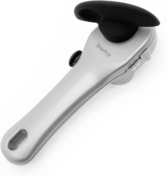 Starfrit Securimax Auto Can Opener, Safe Edge Technology, Automatic Gripping, Patented Lid