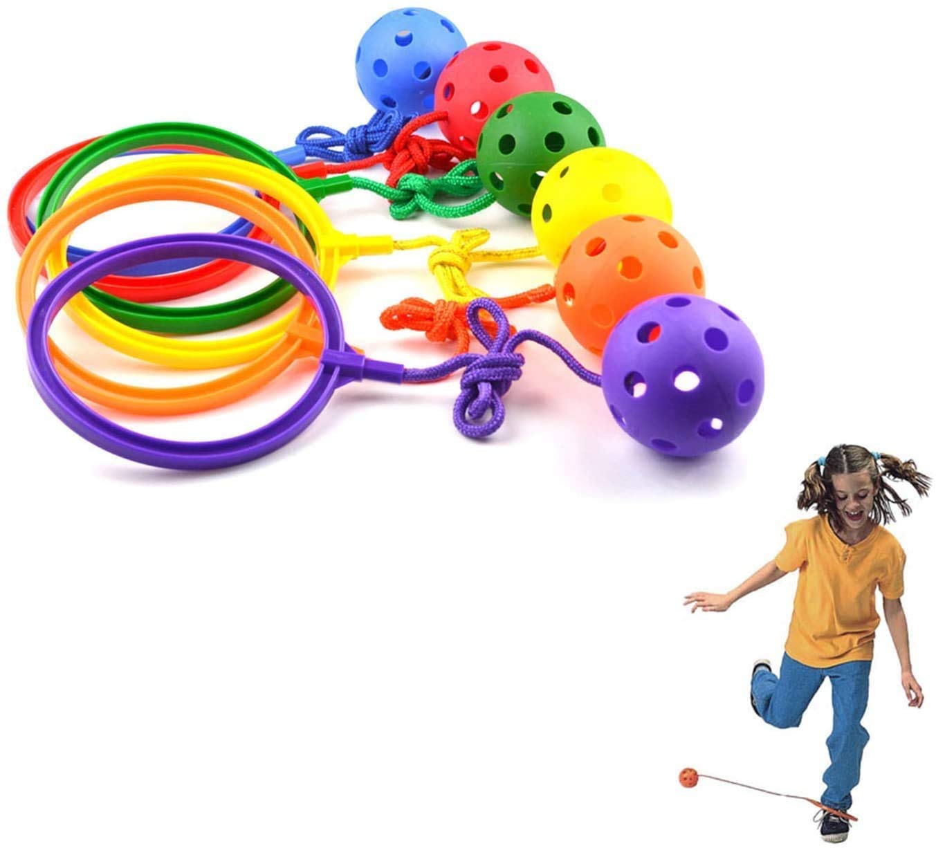 Amazon | スキップボール スポーツトイ ジャンプリング フィットネス 