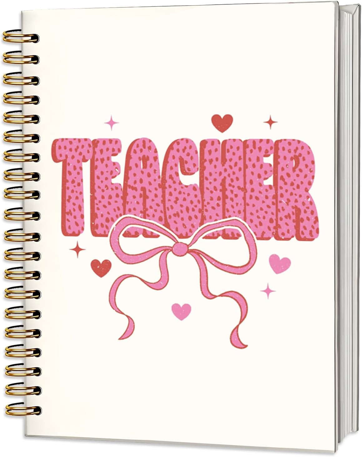 Teacher Notebook Coquette Pink Bow Journal