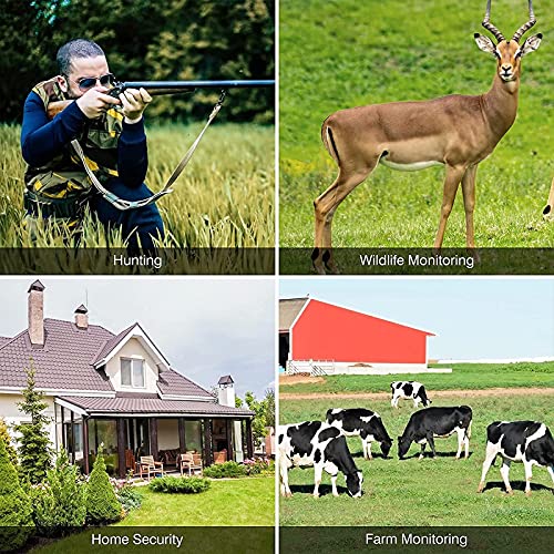 WLAN Wildkamera 1080P 20MP Mit Nachtsicht Bewegungsmelder IP65 Wasserdicht, 120° Weitwinkel, 940nm IRLEDs und… – Bild 8