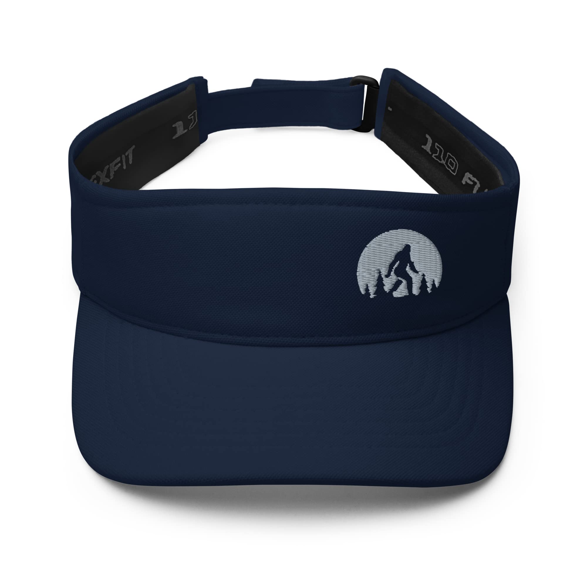 RIVEMUG Bigfoot Sasquatch Gift Hat Sun Visor Hat for Men and Women Navy