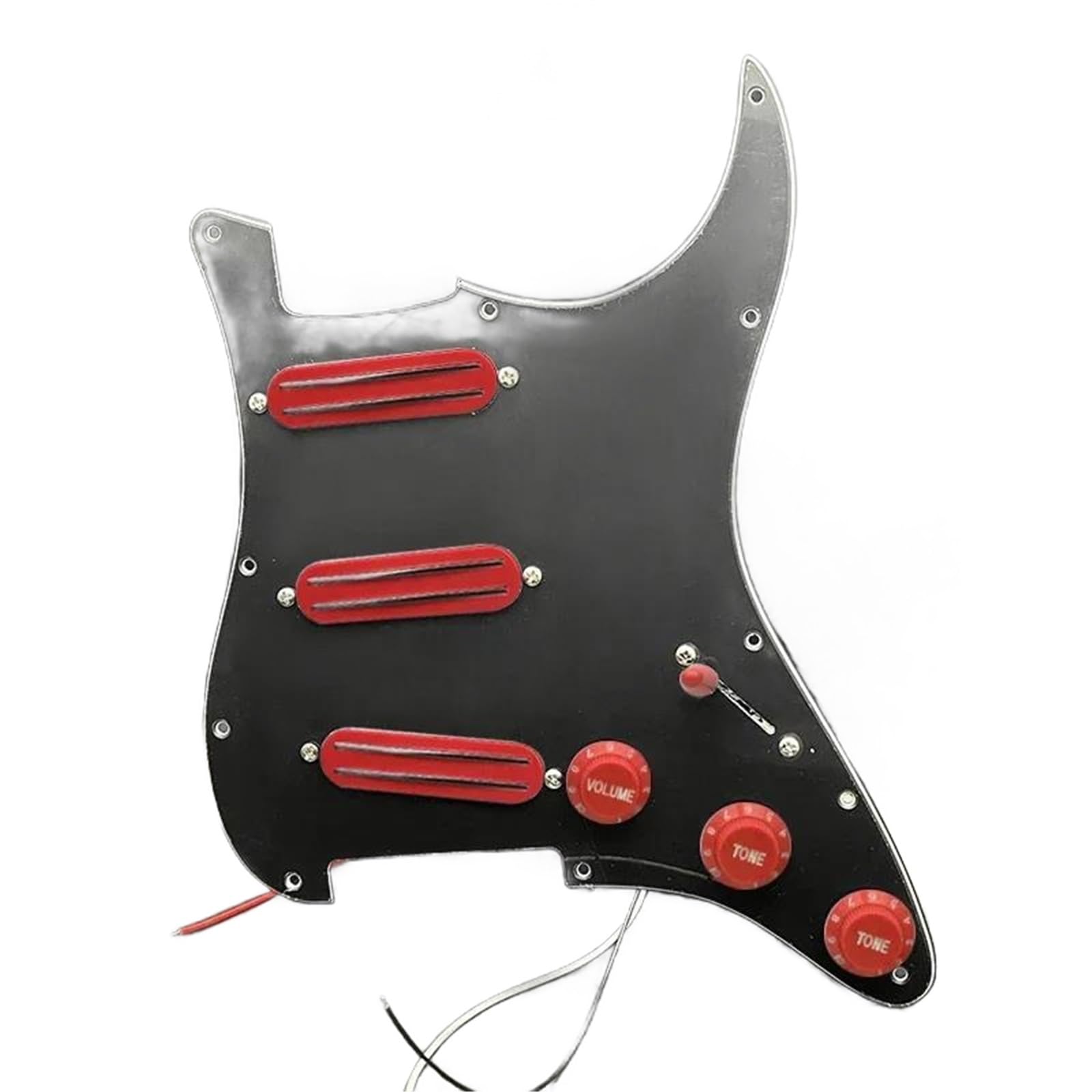 Pickguard Załadowany Do Gitary Przetwornik Gitarowy SSS Z Okablowaniem