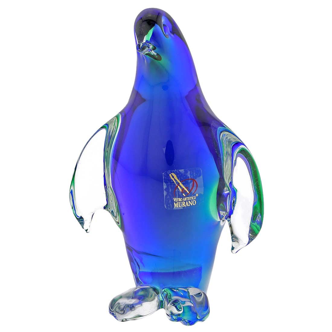Amazon.co.jp: GlassOfVeniceムラーノガラスペンギン – グリーンブルー