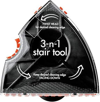 BISSELL 3-in-1 Stair And Upholstery Tool | For Use With BISSELL Upright And Portable Carpet Cleaners | 2369