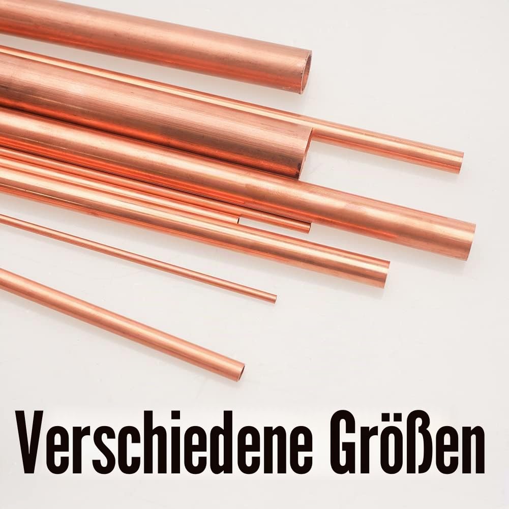 50 mm Außendurchmesser, 99,9% Kupferrohr, 1 mm Wand × 300 mm Länge × 1 Stück, reines Kupferrohr, 110 Kupfer, nahtlos, rund, für Kühlschrank, Schmuck und Industrie